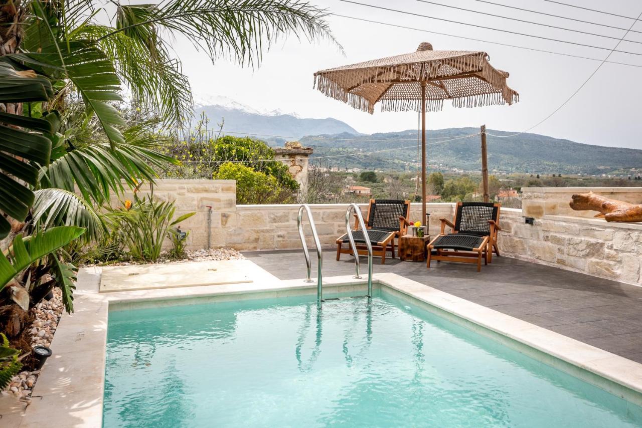 Villa Armenus, private pool, garden, BBQ La Canea Exterior foto